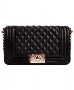 Cosido Rhombus rectangular Flap Bag