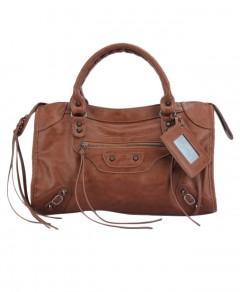 Tasseled Rectangular PU Bolso de piel