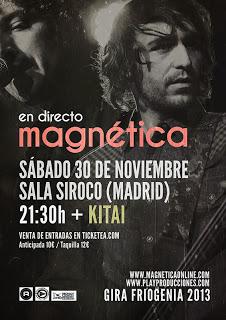 Magnética cierra gira este sábado en Madrid