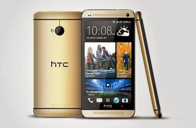 HTC lanza una versión dorada de su modelo One