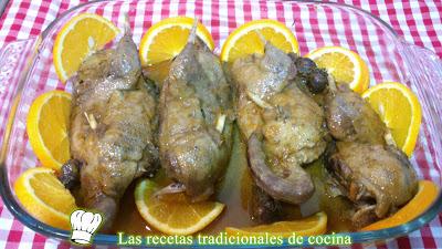 Receta de pato a la naranja