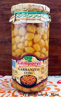 GARBANZOS CON REBOLLONES Y CIGALAS
