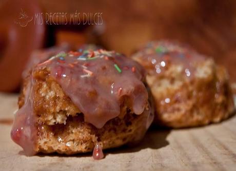 MINIBIZCOCHITOS SIN HUEVO CON NESQUIK DE FRESA
