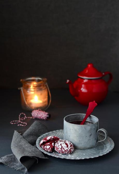 Cookies Red Velvet crackle Cookies Red Velvet crackle