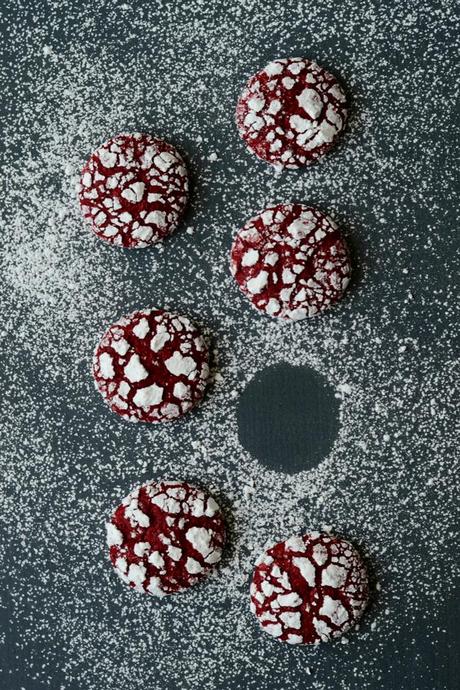 Cookies Red Velvet crackle Cookies Red Velvet crackle