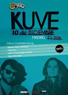 Kuve ofrecerán un concierto con amigos el 10 de diciembre en Madrid