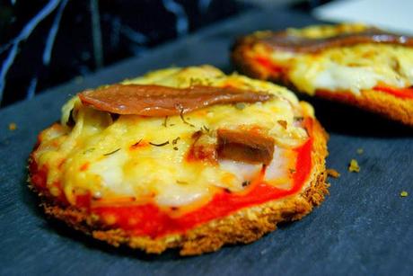 Mini Pizzas de Pavo y Foie con Pan de Molde