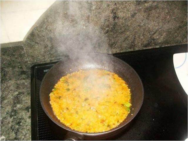 SOPA  DE  MARISCO   CON  ARROZ