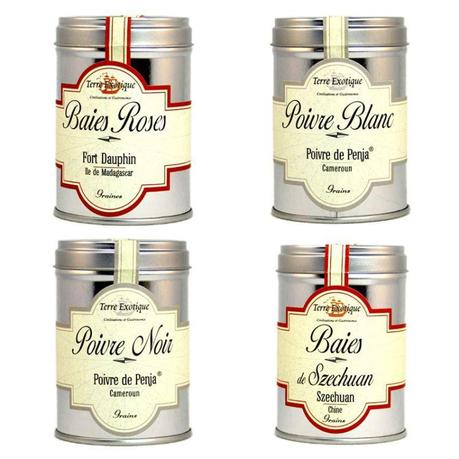 Selección de pimientas