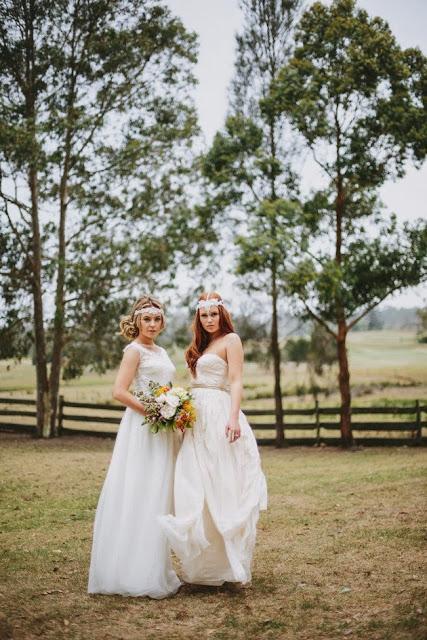 ¡Shooting nupcial con estilo bohemio!