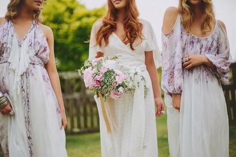 ¡Shooting nupcial con estilo bohemio!