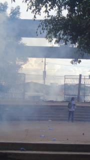 Honduras: Universitarios protestan contra fraude electoral