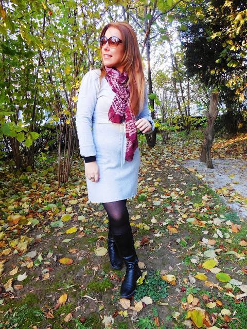 VESTIDO GRIS...mañana gris