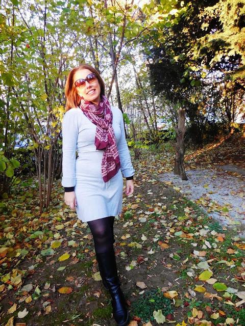 VESTIDO GRIS...mañana gris