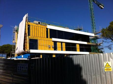 A-cero Projects Avanzan las obras en la vivienda unifamiliar diseñada por A-cero en Barcelona