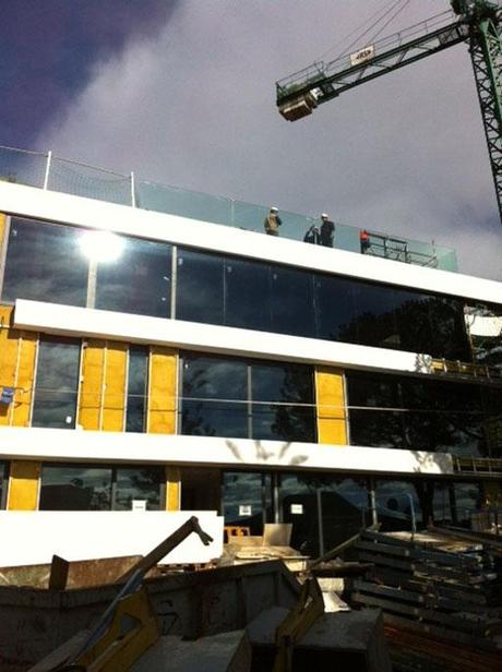 A-cero Projects Avanzan las obras en la vivienda unifamiliar diseñada por A-cero en Barcelona