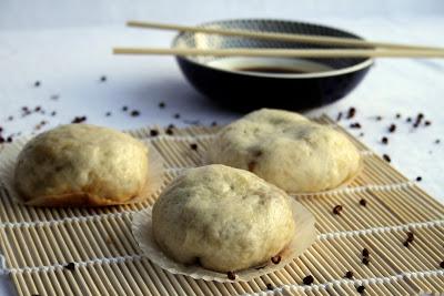 Baozi rellenos de soja agridulce