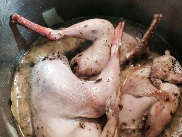 Perdices en escabeche.