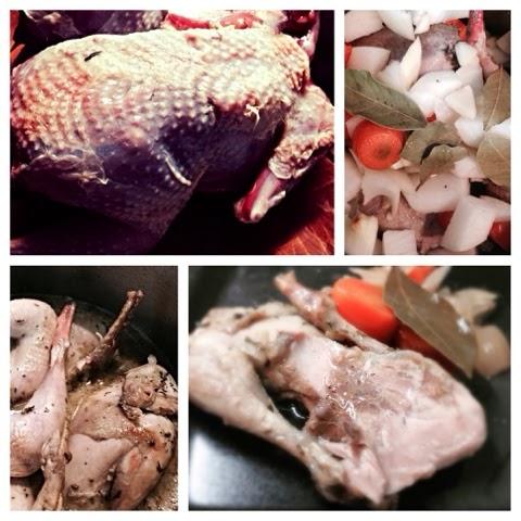 Perdices en escabeche.