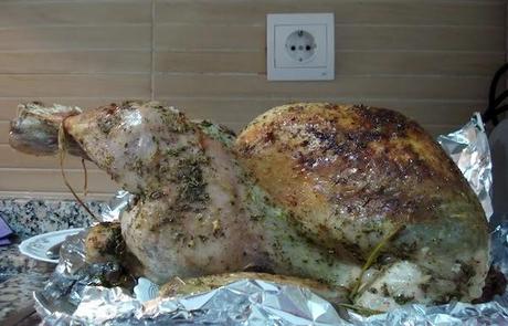 Thanksgiving Turkey (pavo asado al estilo de Thanksgiving)