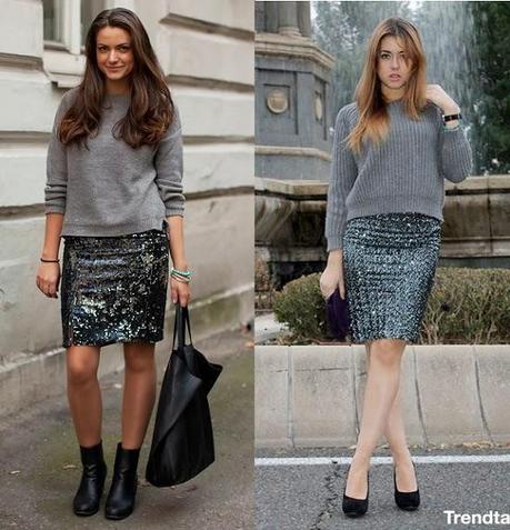 ¿No sabes qué ponerte estas Navidades? La falda de lentejuelas es para ti. ¿No sabes qué ponerte estas Navidades? La falda de lentejuelas es para ti.