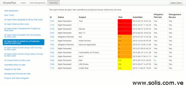 SimpleRisk: Herramienta para la Gestión de Riesgos (II)