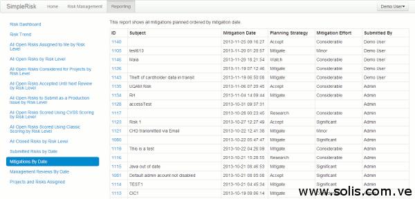 SimpleRisk: Herramienta para la Gestión de Riesgos (II)