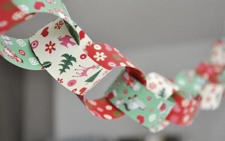 cadena de papel navidad decoratualma ¡Armamos el Belén!