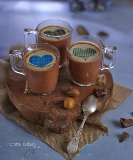 POSTRE PARA NAVIDAD: Pots de chocolate y castañas