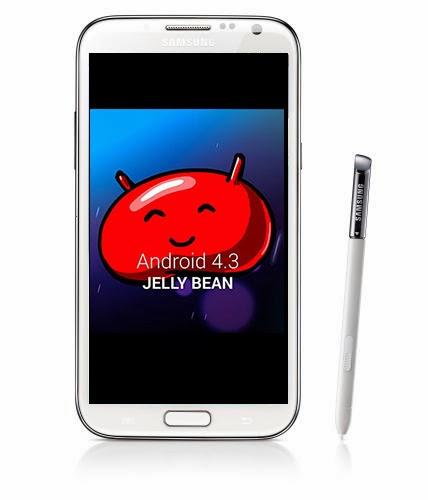 note 2 jelly bean 4.3
