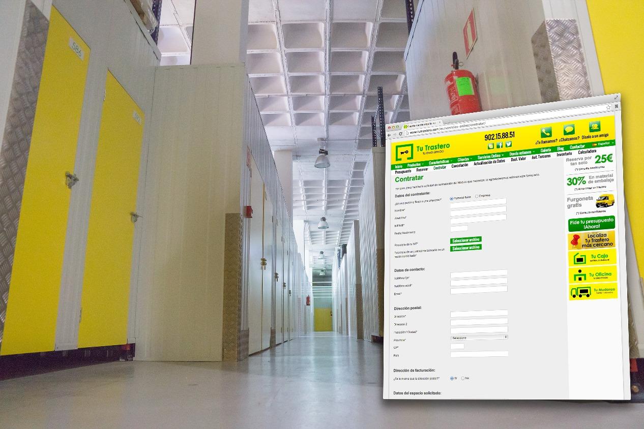Contratación On-Line de Trasteros y Mini-Almacenes de Alquiler en toda España