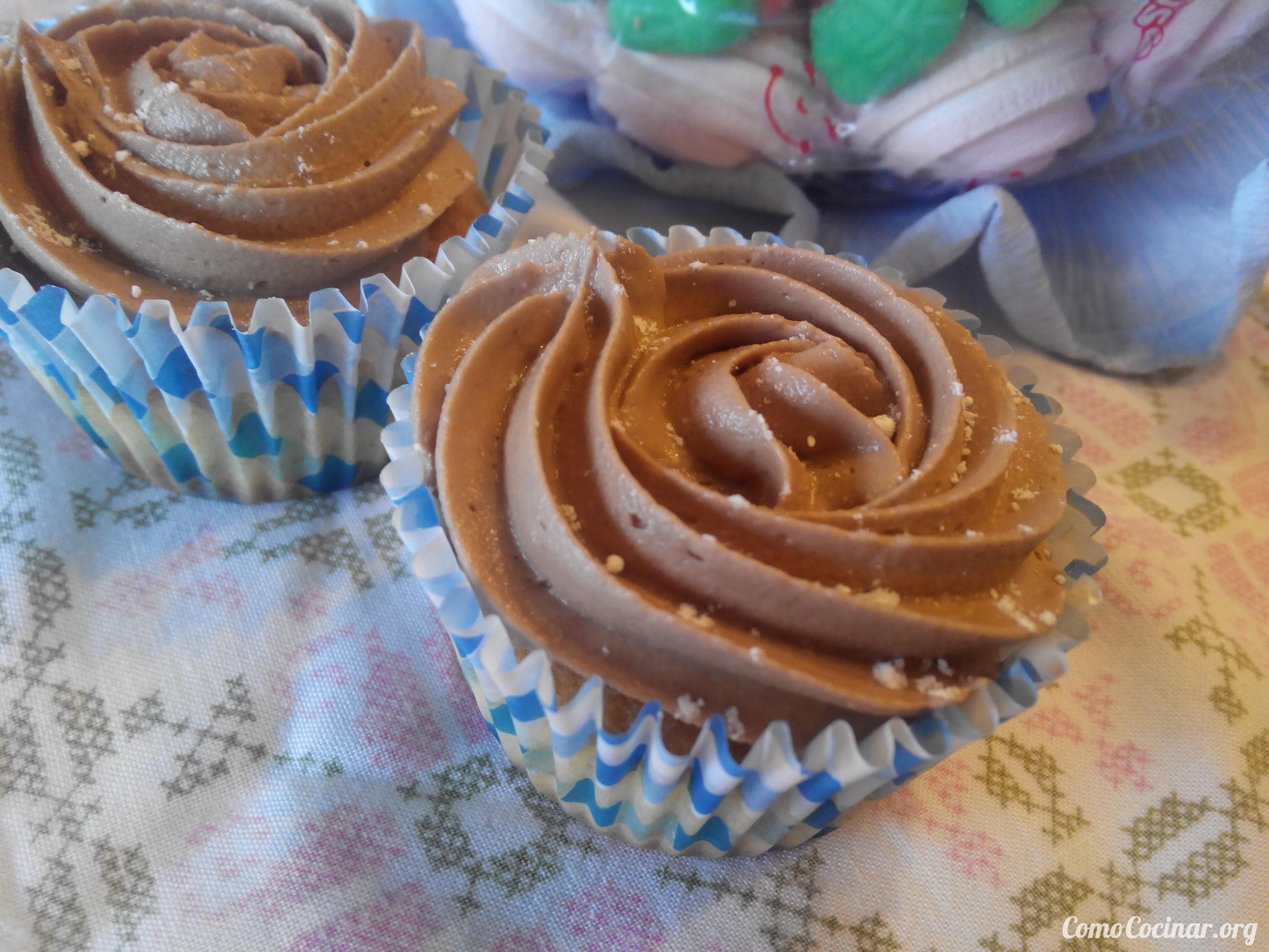 Cupcakes-de-Nutella paso a paso