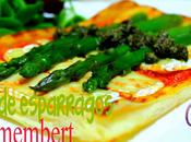 Hojaldres espárragos camembert