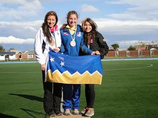 ATLETA MAGALLÁNICA CAMILA STEIN OBTUVO MEDALLA DE ORO EN LOS 400 METROS