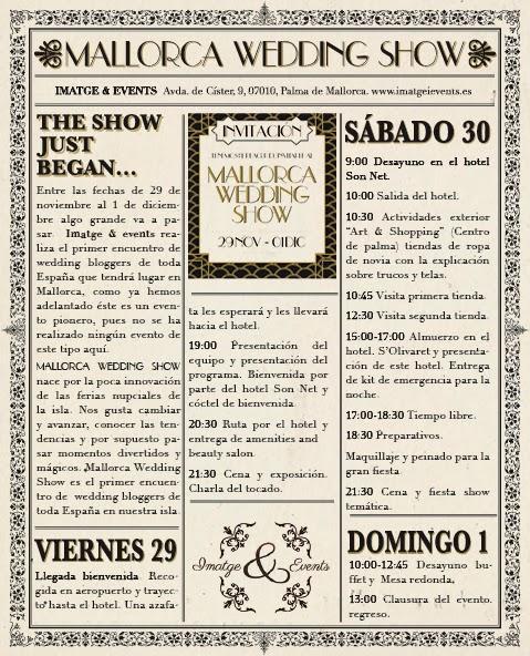 *Mallorca Wedding Show*  -  29 nov - 1 dic