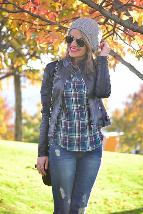 Outfit Low Cost: Red in Autumn