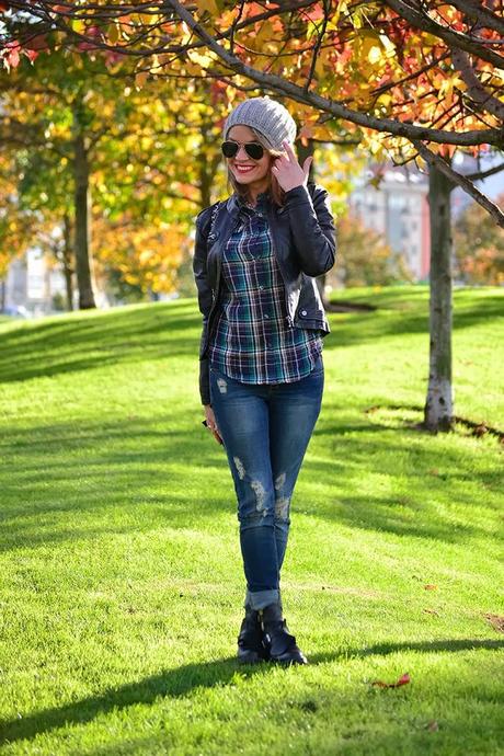 Outfit Low Cost: Red in Autumn