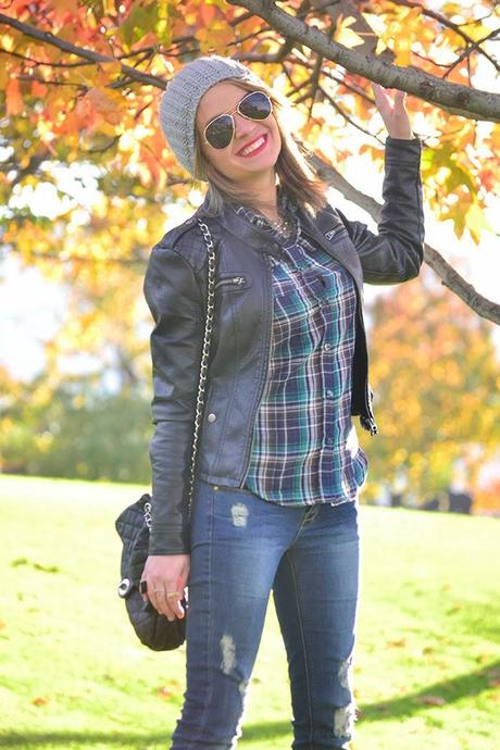 Outfit Low Cost: Red in Autumn