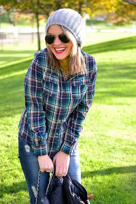 Outfit Low Cost: Red in Autumn