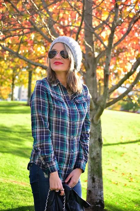 Outfit Low Cost: Red in Autumn