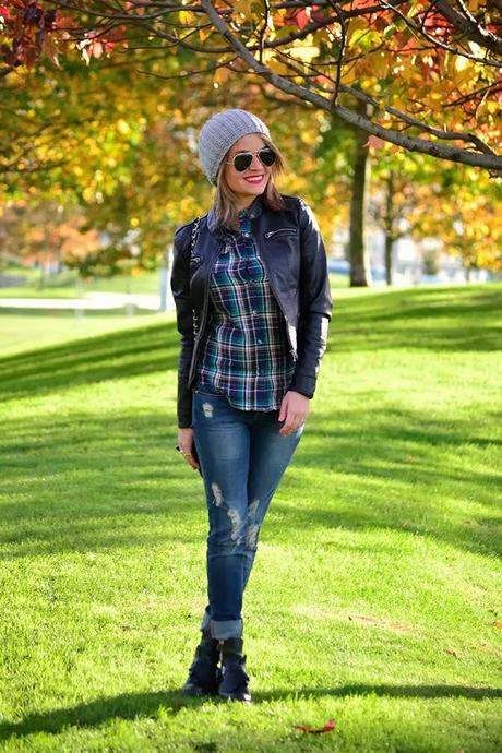 Outfit Low Cost: Red in Autumn