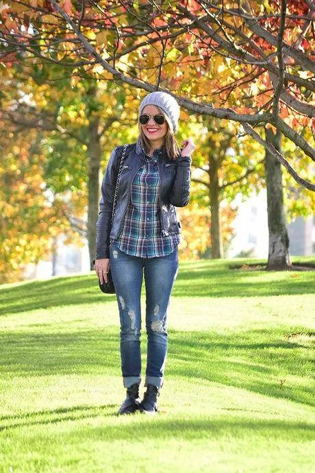 Outfit Low Cost: Red in Autumn