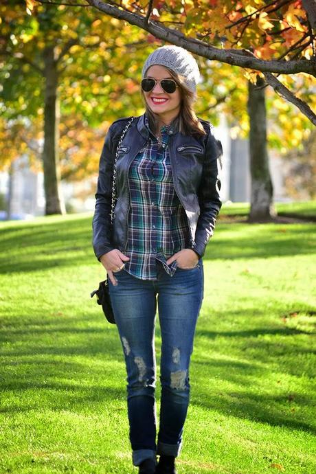 Outfit Low Cost: Red in Autumn