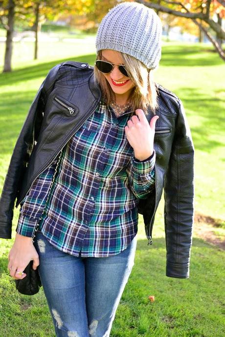 Outfit Low Cost: Red in Autumn