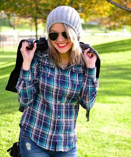 Outfit Low Cost: Red in Autumn