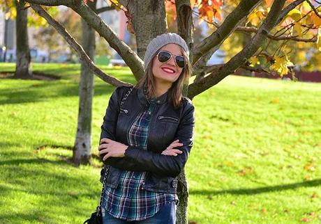 Outfit Low Cost: Red in Autumn