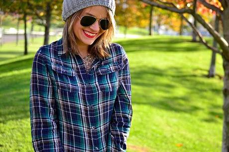 Outfit Low Cost: Red in Autumn