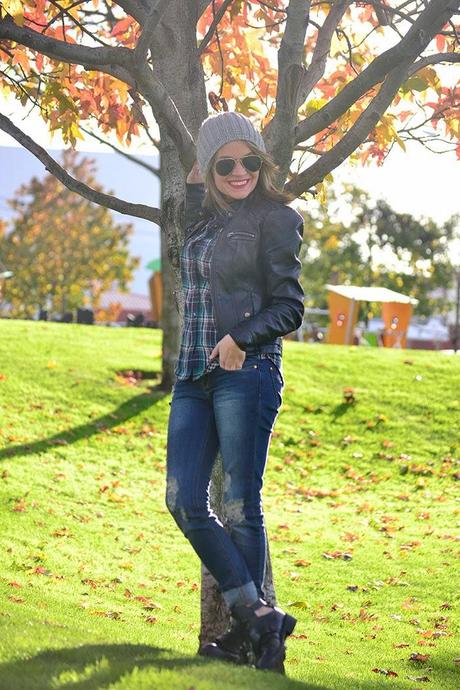 Outfit Low Cost: Red in Autumn