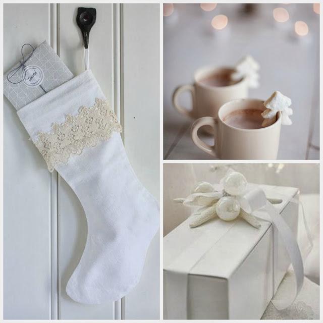 paletas de colores para navidad: blanco - color palette for Christmas: white