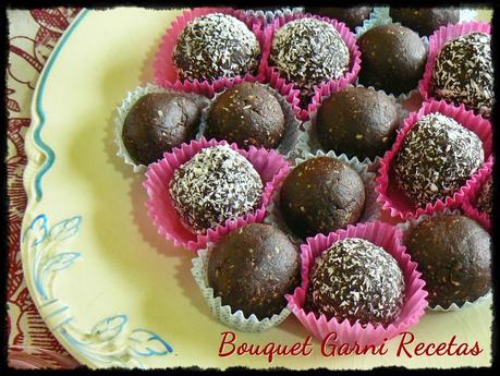 Bombones de avena y cacao